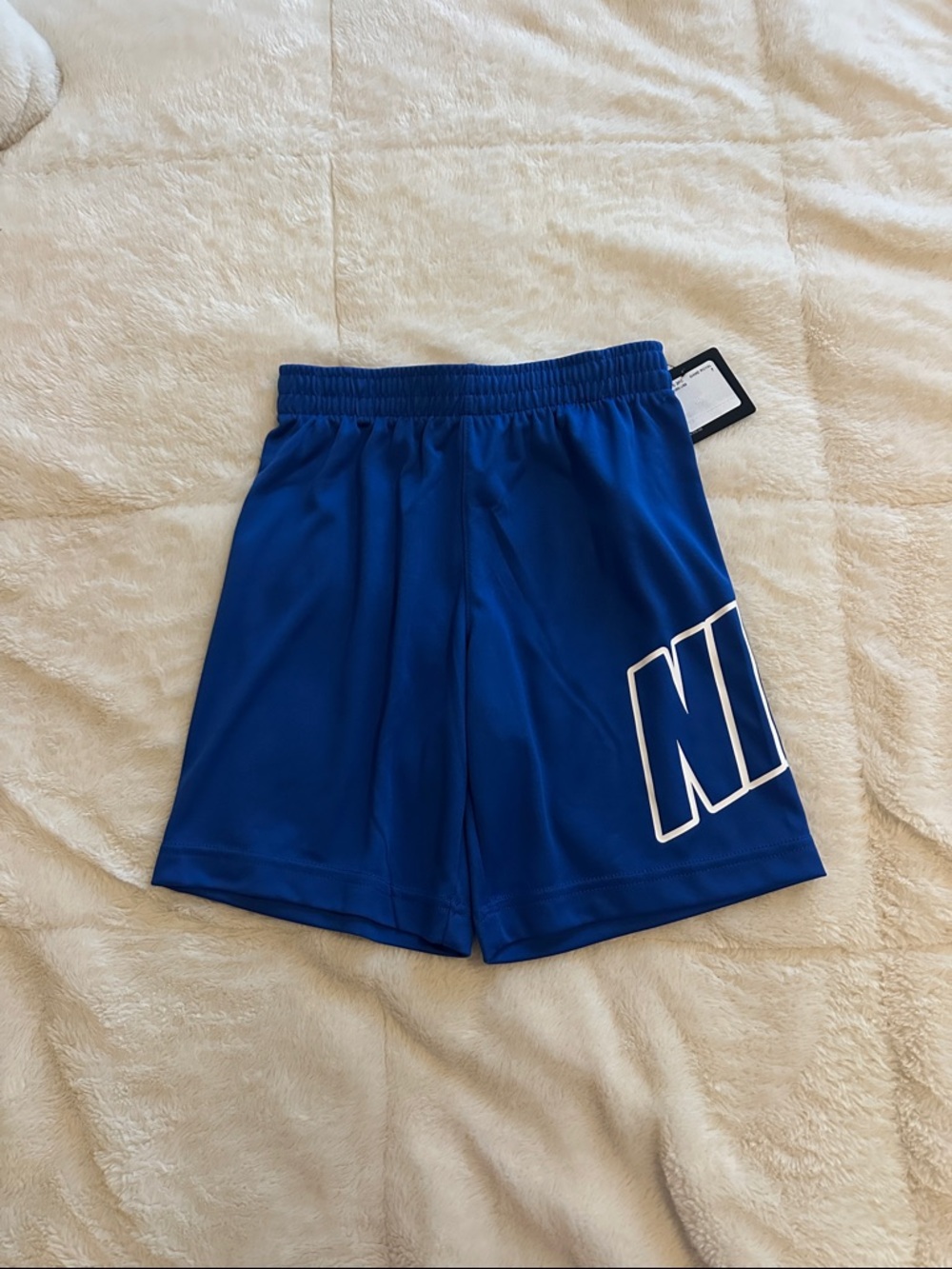 Nike Royal Blue Men’s Athletic Shorts with White Logo